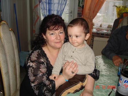 moi et mon adorable petit fils